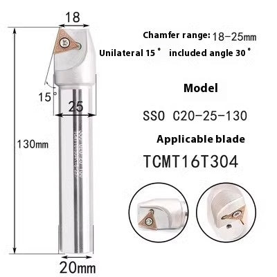 6039 Machining center 15 20 25 30 35 40 45 50 55 60 65 70 75 degree chamfering toolholder TCMT Shandong Denso Pricision Tools Co.,Ltd.
